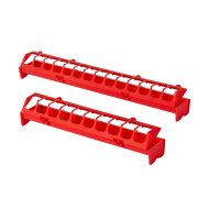 Plastové žlabové krmítko/napáječka pro kuřata 40 cm
