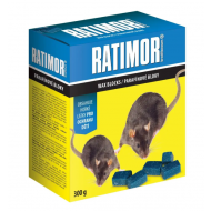 Jed na myši a potkany - RATIMOR BRODIFACOUM parafínové bloky