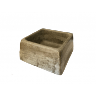Miska dla królików betonowych - kwadratowa