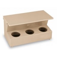 Podajnik do przepiórek i gołębi 3 otwory