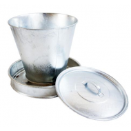 Podajnik ocynkowany z pokrywką